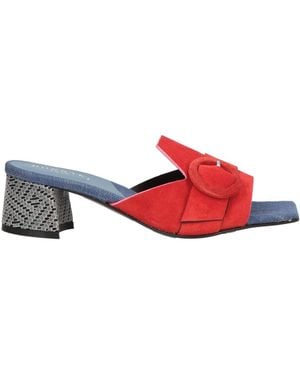 DONNARì Sandals Leather - Red