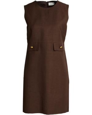 P.A.R.O.S.H. Mini Dress - Brown