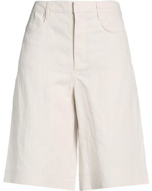 Max Mara Shorts & Bermuda Shorts Cotton, Linen - White