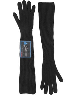 Lanvin Gloves Cashmere - Black