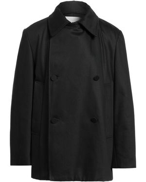 Jil Sander Coat Cotton - Black