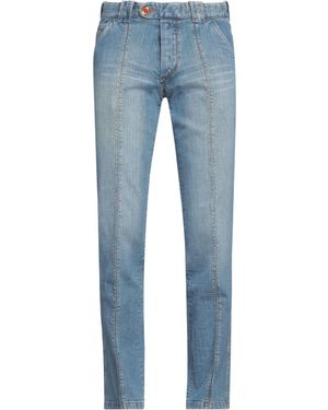Barba Napoli Pantaloni Jeans - Blu