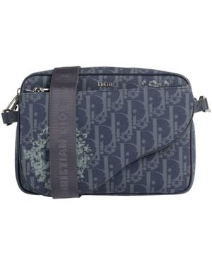 Dior X Tremaine Emory -- Cross-Body Bag Textile Fibres - Blue