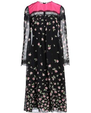 RED Valentino Midi-Kleid - Schwarz
