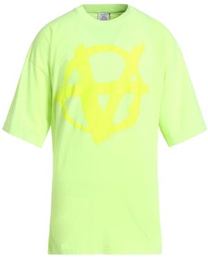 Vetements Camiseta - Amarillo
