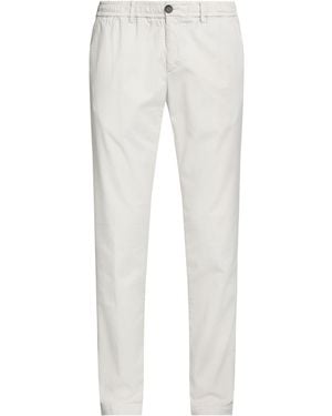 White Sand Light Trousers Cotton, Tencel, Silk, Elastane - White