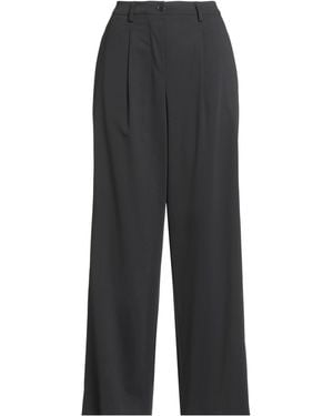 .., merci italia Pants Polyester, Viscose, Wool, Elastane - Gray