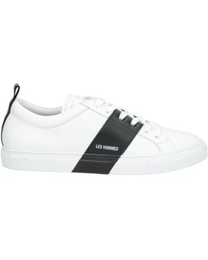 Les Hommes Sneakers Calfskin - White