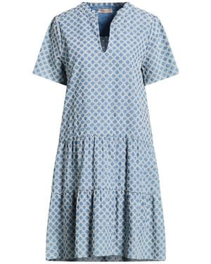 Purotatto Midi Dress Cotton - Blue