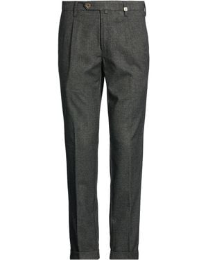 Myths Charcoal Trousers Polyester, Viscose, Elastane - Grey