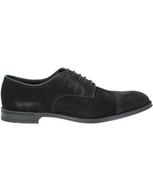 Doucal's Lace-Up Shoes Leather - Black