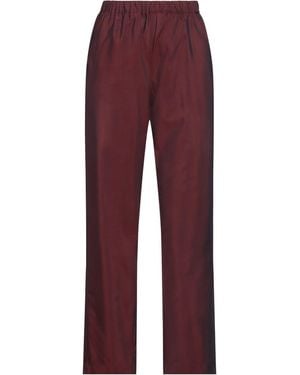 Massimo Alba Trousers Cotton, Silk - Red