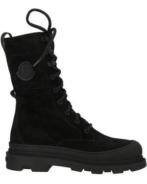 Moncler Ankle Boots Leather - Black