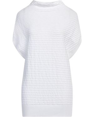 Sarah Pacini Sweater Viscose, Polyester - White
