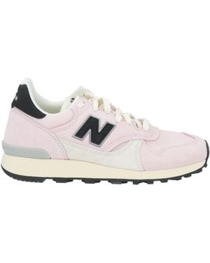 New Balance 475P Light Trainers Leather, Textile Fibres - White