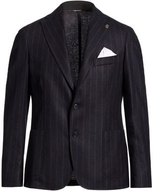 Daniele Alessandrini Blazer Wool, Acrylic, Polyamide, Cashmere - Blue