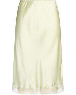 The Row Light Midi Skirt Silk - Yellow