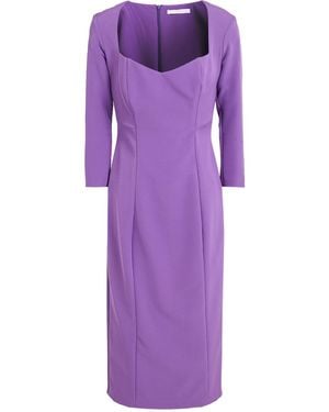SILENCE LIMITED Midi Dress Pes, Elastane - Purple