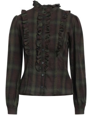 Roy Rogers Military Shirt Cotton, Wool - Black