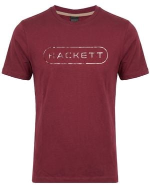 Hackett T-Shirt Cotton - Red