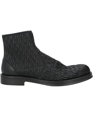 Dolce & Gabbana Ankle Boots Leather - Black