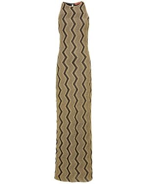 Missoni Maxi Dress Viscose, Metallic Fiber