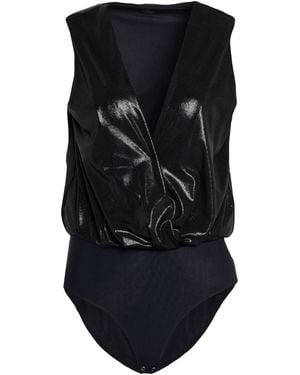 Pinko Bodysuit Polyester, Elastane - Black