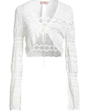 Twinset Wrap Cardigans - White