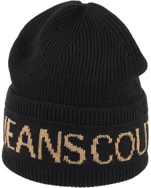 Versace Jeans Couture Hat Acrylic, Wool - Black