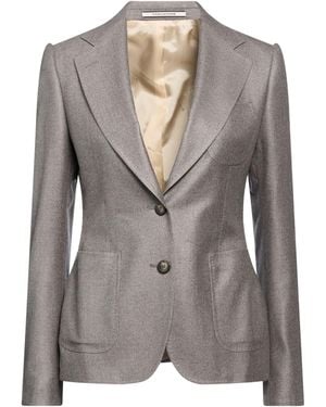 Tagliatore 0205 Blazer Cashmere, Elastane - Gray
