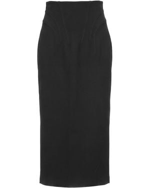 MEIMEIJ Midi Skirt Polyester, Elastane - Black