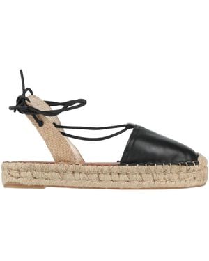 Alohas Espadrilles Leather - Black