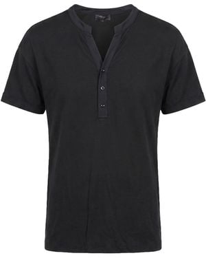 Blauer T-Shirt Cotton, Modal - Black