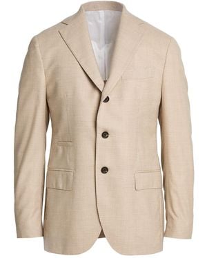 Eleventy Blazer Cashmere, Elastane - Natural