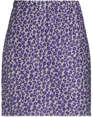 THE M.. Mini Skirt Polyester, Polyamide - Blue