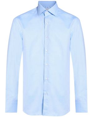 Caruso Shirt Cotton - Blue