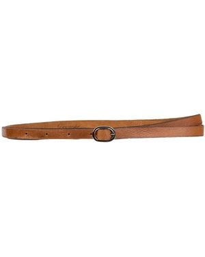 Drumohr Belt Leather - White