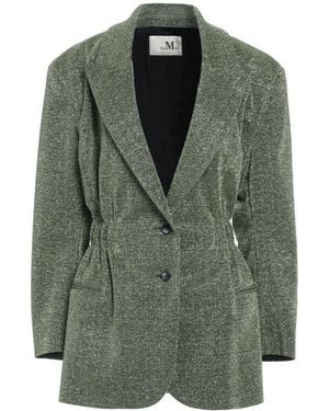 THE M.. Blazer Polyester, Polyamide, Metallic Fibre - Green