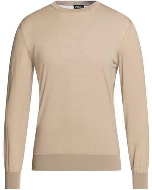 ZEGNA Sweater Wool - Natural