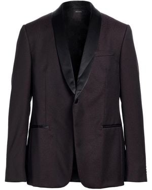 ZEGNA Blazer Wool - Black