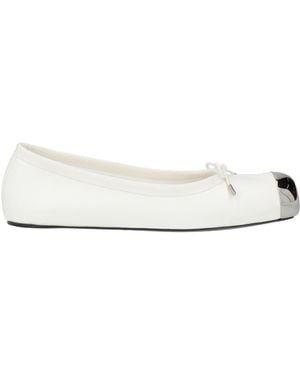 McQueen Ballet Flats - White