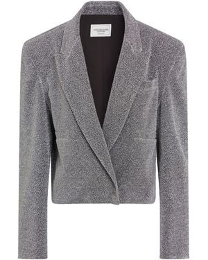 Forte Blazer Polyester, Elastane - Gray