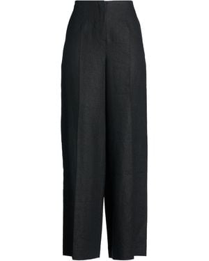 Sandbeige Pants Linen - Black