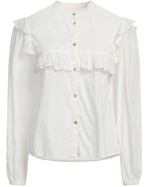 .., merci italia Shirt Viscose - White