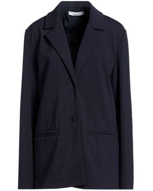 Max Mara Midnight Blazer Viscose, Polyamide, Elastane - Blue