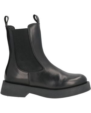 Poeve Ankle Boots Leather - Black