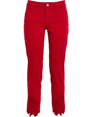 Liu Jo Pants Cotton, Elastane - Red