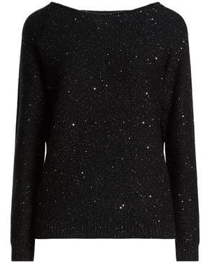 La Fileria Jumper Wool, Cashmere, Metal Fibre, Polyamide - Black