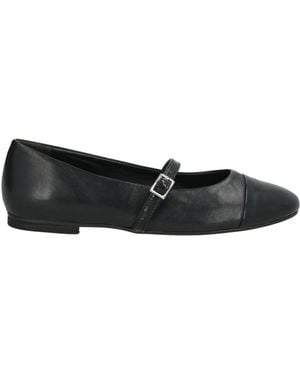Divine Follie Ballet Flats Leather - Black