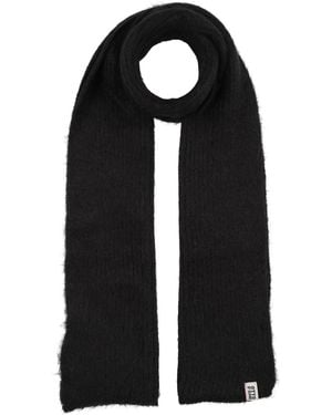 Ottod'Ame Scarf Acrylic, Mohair Wool, Polyamide - Black